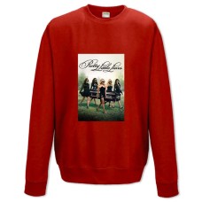 Світшот з принтом Милі Брехунки Принт - XS червоний