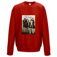 Світшот з принтом Милі Брехунки Дівчата Принт - XS червоний