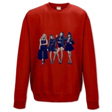 Світшот з принтом Милі Брехунки Дівчата Герої - XS червоний