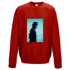 Свитшот с принтом Мистер Робот Модерн Принт - XS красный