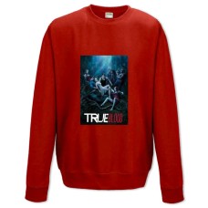 Sweatshort with Print True Blood Characters - XS  red