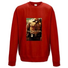 Sweatshort with Print True Detective Theme - XS  red