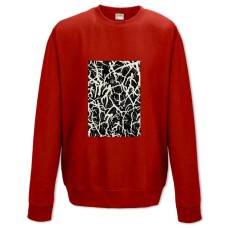 Sweatshort with Print True Detective Art - XS  red