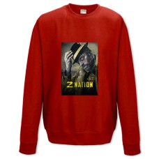 Sweatshort with Print Z Nation Alvin Murphy Hero Print - XS  red