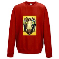 Свитшот с принтом Новенькая Главная Тема - XS красный