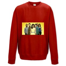 Свитшот с принтом Новенькая Герои Принт - XS красный