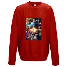 Світшот з принтом Одного Разу У Казці Головна Тема Принт - XS червоний