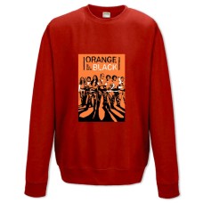Свитшот с принтом Оранжевый Хит Сезона Тематика - XS красный