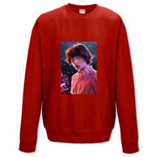 Sweatshort with Print Stranger Things Mike Wheeler - XS  red