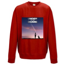 Sweatshort with Print Under The Dome Theme Print - XS  red