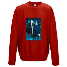 Sweatshort with Print Supernatural Brothers Print - XS  red