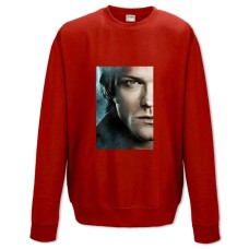 Sweatshort with Print Supernatural Sam Winchester Print - XS  red