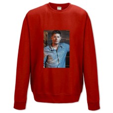 Sweatshort with Print Supernatural Dean Print - XS  red