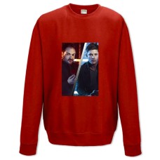 Sweatshort with Print Supernatural Dean And Crowley - XS  red