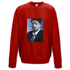 Sweatshort with Print Supernatural Castiel Angel - XS  red