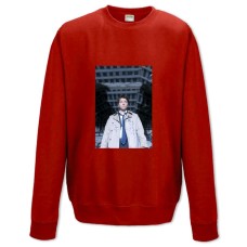 Sweatshort with Print Supernatural Castiel Angel Hero - XS  red