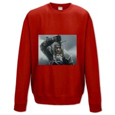 Sweatshort with Print The Witcher Hero - XS  red
