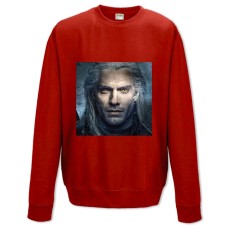 Sweatshort with Print The Witcher Geralt Of Rivia Hero Print 2 - XS  red