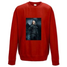 Sweatshort with Print The Witcher Geralt 2 - XS  red