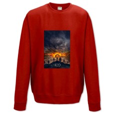 Sweatshort with Print The 100 Print - XS  red