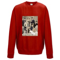 Свитшот с принтом Сплетница Девушка Герои Принт - XS красный