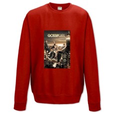 Свитшот с принтом Сплетница Девушка Главные Герои - XS красный