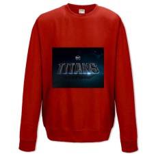 Sweatshort with Print Titans Logo - XS  red