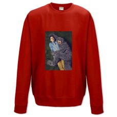 Sweatshort with Print Wilfred Heroes Print - XS  red