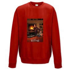 Sweatshort with Print Wilfred Main Theme - XS  red