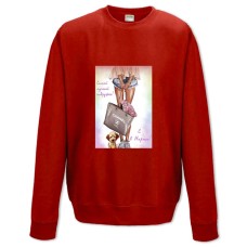 Свитшот с принтом С 8 Марта! Самой Лучшей Подружке! - XS красный