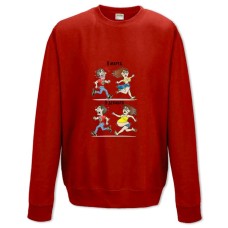 Свитшот с принтом С 8 Марта! 8 Марта - 8 Декабря - XS красный