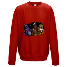 Sweatshort with Print Five Nights At Freddy's Scary Toys - XS  red