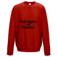 Sweatshort with Print Five Nights At Freddy's Logo - XS  red