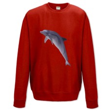 Sweatshort with Print Violet Dolphin - XS  red
