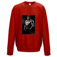 Свитшот с принтом Инджастис Супермен - XS красный