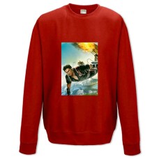 Свитшот с принтом Джаст Кейс Героический Принт - XS красный