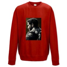 Свитшот с принтом Джаст Кейс Главный Герой Тематический Принт - XS красный