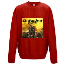 Свитшот с принтом Киндам Кам Да Приидет Царствие Избавление Тематика Принт - XS красный