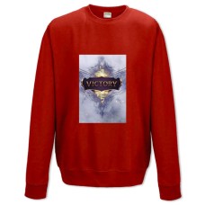 Свитшот с принтом Лига Легенд Победа - XS красный