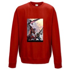 Свитшот с принтом Линейдж Битва - XS красный