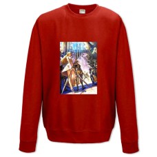 Свитшот с принтом Линейдж Принт - XS красный