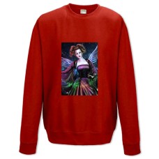 Світшот з принтом Мтг Принт - XS червоний