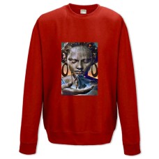 Світшот з принтом Мтг Прикольний Принт - XS червоний