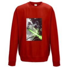 Світшот з принтом Мтг Сильний Герой - XS червоний