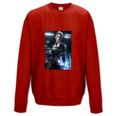 Світшот з принтом Мас Ефект Принт - XS червоний