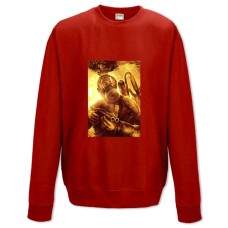 Світшот з принтом Метро Тематика - XS червоний