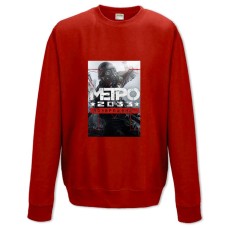 Свитшот с принтом Метро 2033 Возвращение - XS красный