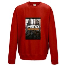 Свитшот с принтом Метро Редюкс - XS красный