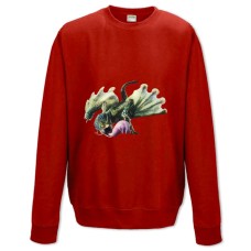 Світшот з принтом Монстр Хантер: Мир Принт - XS червоний