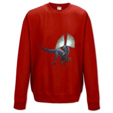 Світшот з принтом Монстр Хантер: Мир Принт Створення - XS червоний